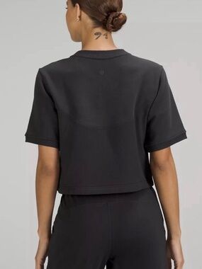 Lululemon Women's Cotton French Terry + Swift T-Shirt in Black Size 4
